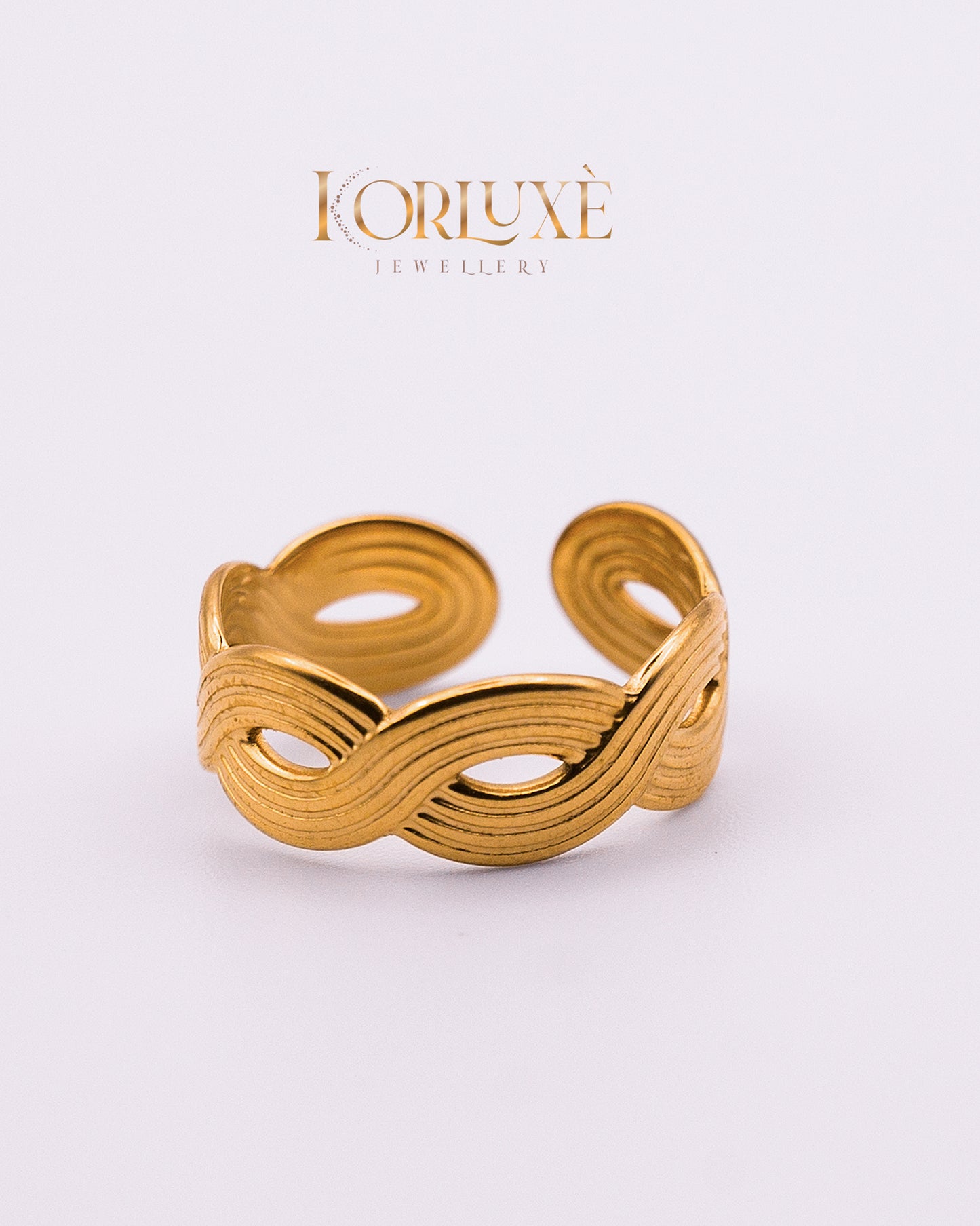 Gold Wave Ring