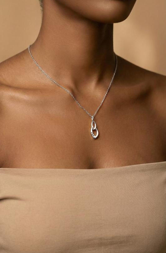 S925 Infinity Twist Necklace