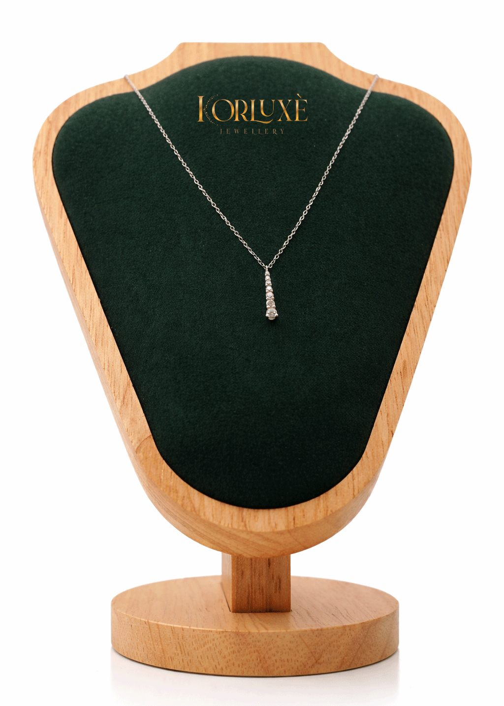 KorLuxé crystal necklace layered style
