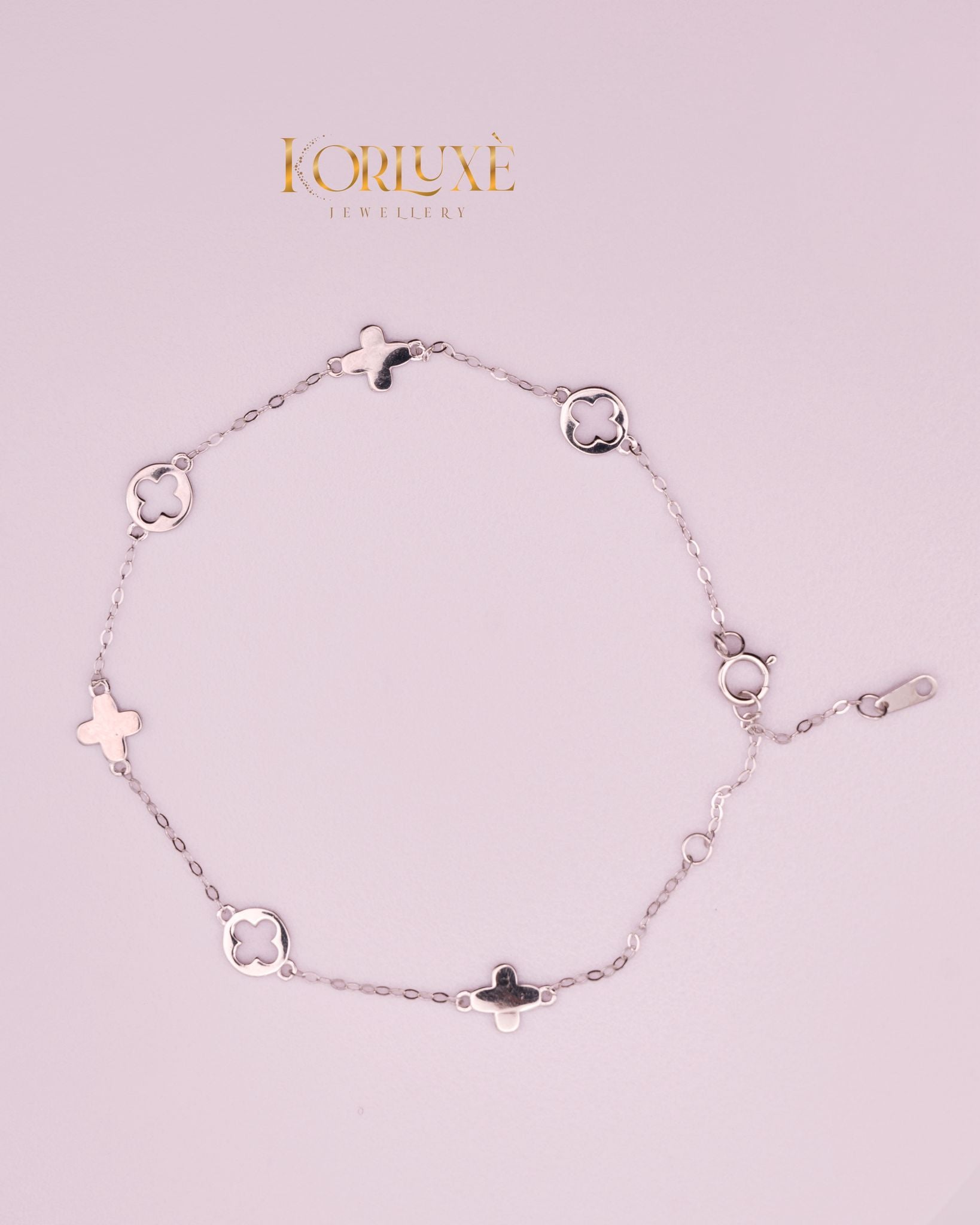 KorLuxé Silver Chain Bracelet – Minimalist Chain Style